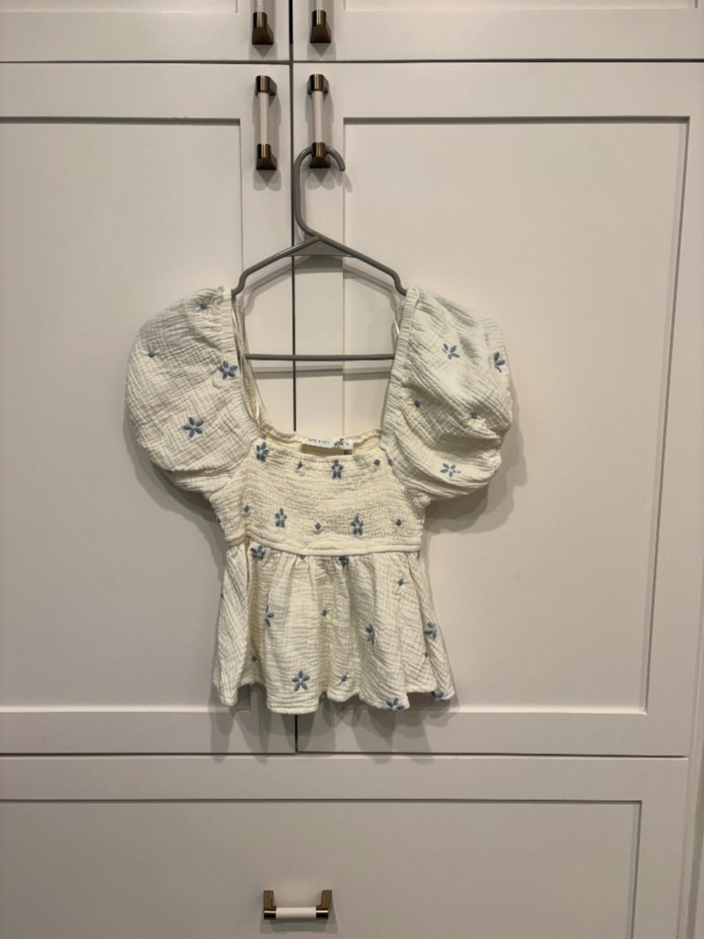 Lulus Cottagecore Gauze Babydoll Blouse